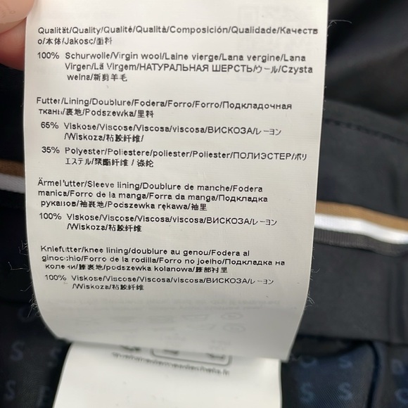 New BOSS Hugo Boss H Huge Dress Pants Black Wool - Picture 11 of 12